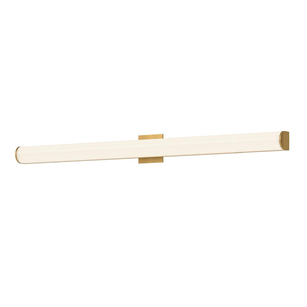 Kuzco Longitude VL61248-BG Vanity Light Fixture, UL Damp Rated, Brushed Gold