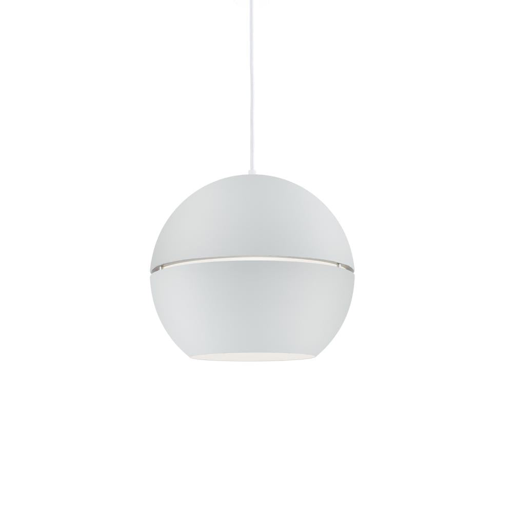 Kuzco 494016-WH Pendant Light Fixture, 1 Light, White, Aluminum