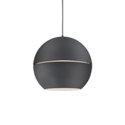 Kuzco Lighting 494024-BK Pendant Light Fixture, Black, 1 Light, 24-in