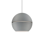 Kuzco Lighting 494024-GY Pendant Light Fixture, 1 Light, Gray Finish