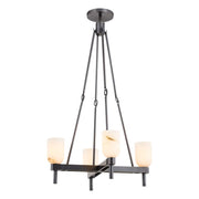 ALORA Lighting PD338422UBAR Pendant Light Fixture, Urban Bronze/Alabaster