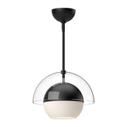 Alora Mood Lighting PD568212MBOP Pendant, 1 Light, Opal Matte Glass, Matte Black
