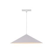 Kuzco Lighting TRP73915-WH-4K Pendant Light Fixture, UL Damp Rated, White