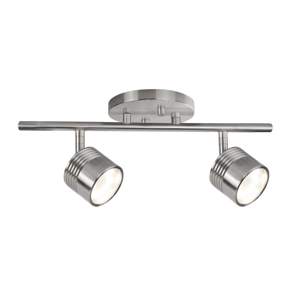 Kuzco Lighting TR10015-BN Track Light Fixture, UL Damp Rated, Brushed Nickel