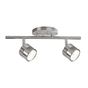 Kuzco Lighting TR10015-BN Track Light Fixture, UL Damp Rated, Brushed Nickel