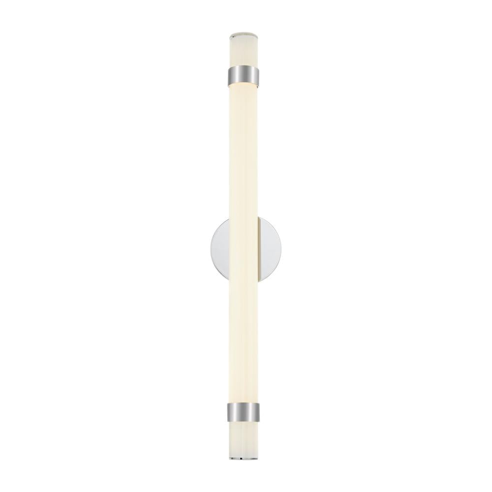 ALORA Lighting Madison WV324230PNGO LED Wall/Vanity Light Fixture, UL Damp Rated, Polished Nickel/Glossy Opal