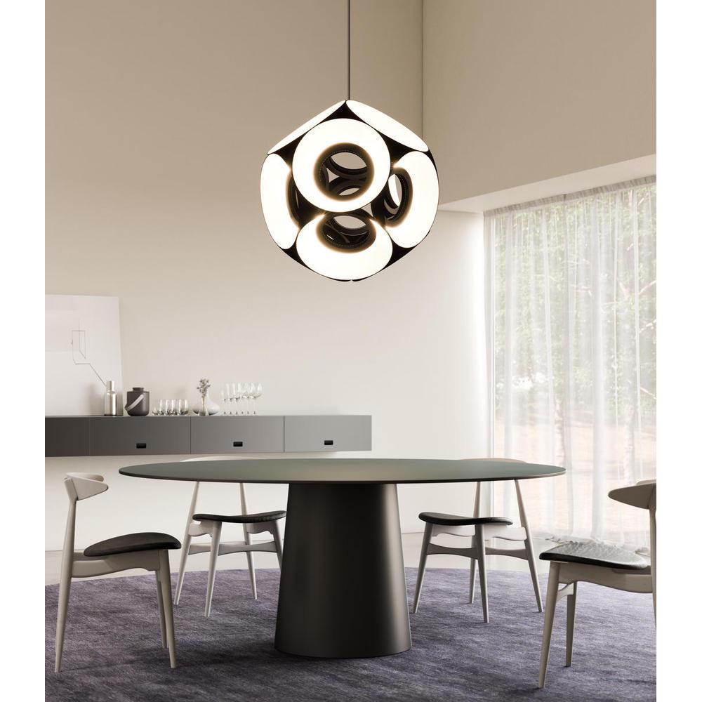 Kuzco Lighting MAGELLAN CH51232-BK/WH Pendant Transitional - Gold