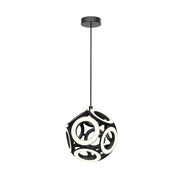 Kuzco Lighting MAGELLAN CH51825-BK Modern Chandelier Pendant - Black