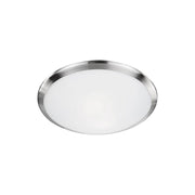 Kuzco Lighting 51561BN Malta 12-in Flush Mount Fixture, UL Listed, Brushed Nickel