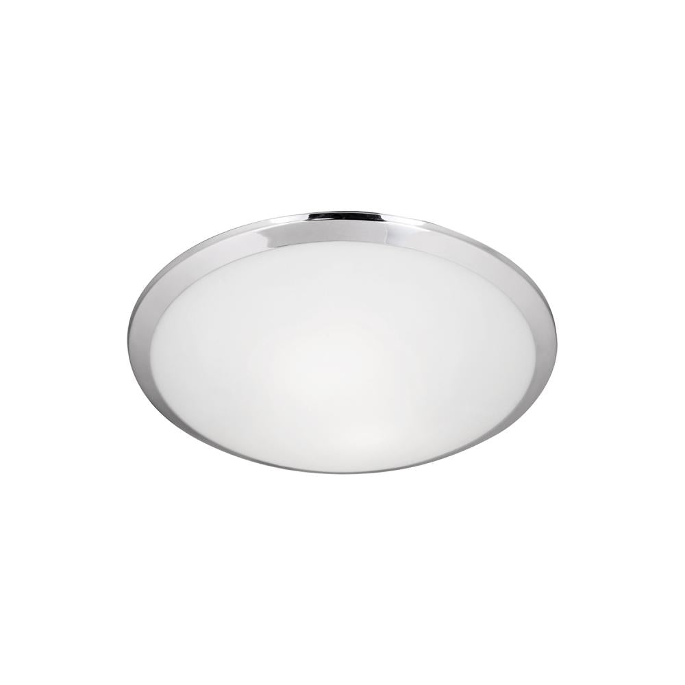 Kuzco 51561CH Flush Mount, 12-in, Chrome