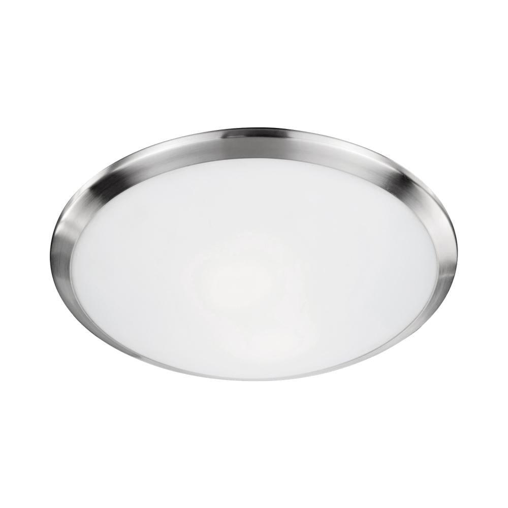 Kuzco Lighting 51562BN Flush Mount, 2 Lights, Brushed Nickel