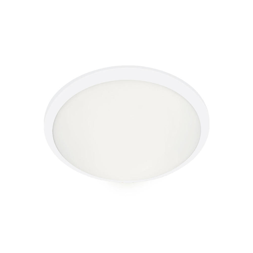 Kuzco Malta FM1512-WH LED Flush Mount Fixture, UL Listed, White