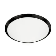 Kuzco Malta FM1515-BK Flush Mount, LED, Black
