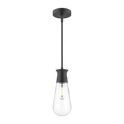 ALORA MOOD Lighting Marcel PD464001MB 1 Light Pendant, Indoor & Outdoor, Matte Black