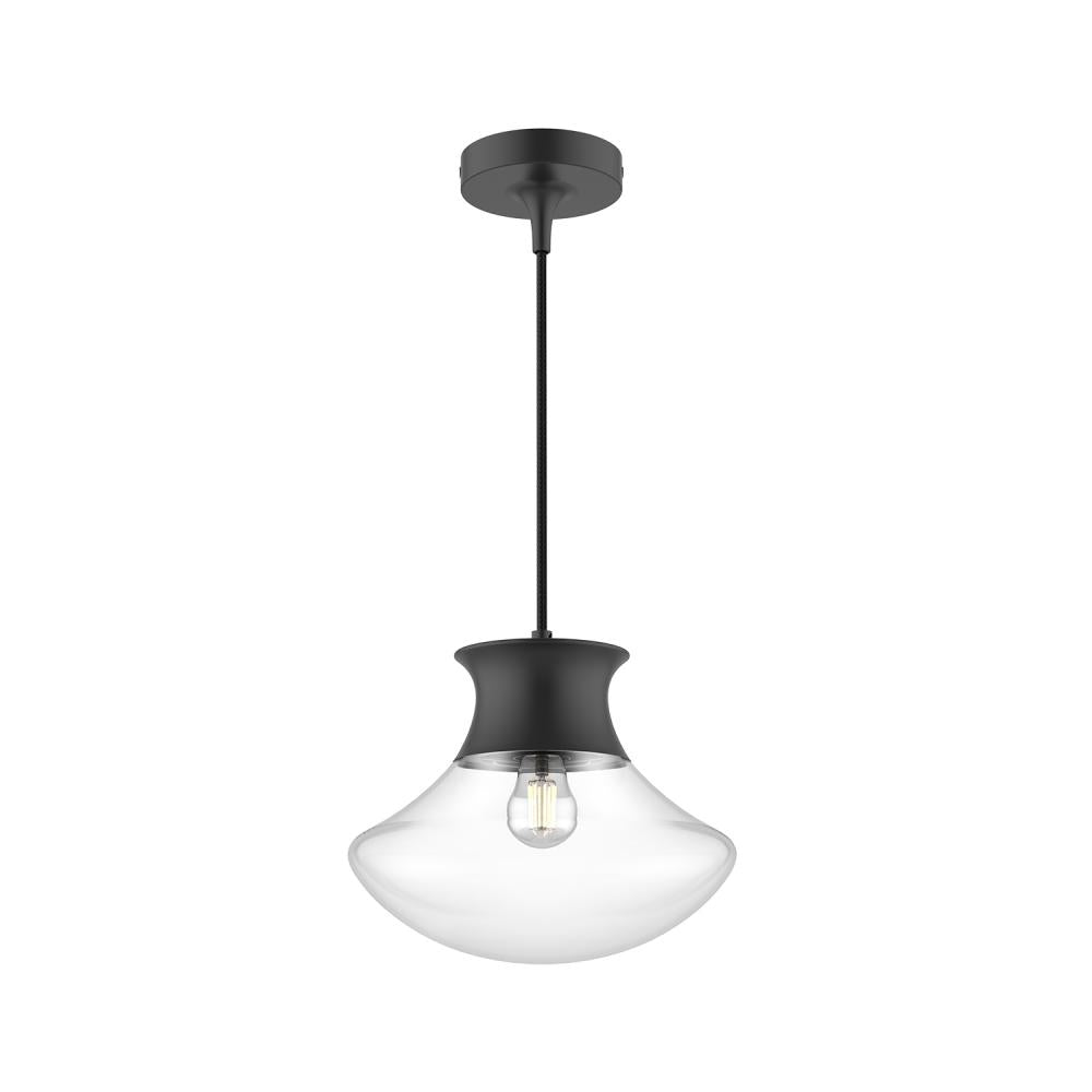 ALORA MOOD Lighting Marcel PD464012MB Pendant Light Fixture, Indoor/Outdoor, Matte Black