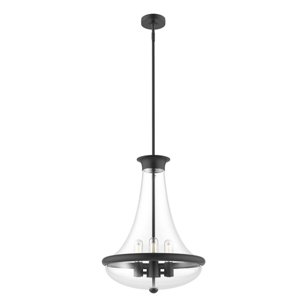 ALORA MOOD Lighting PD464018MB Pendant, 4 Lights, Matte Black