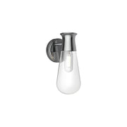 ALORA MOOD Lighting Marcel WV464001CH Wall/Vanity Light Fixture, UL Damp Rated, Chrome