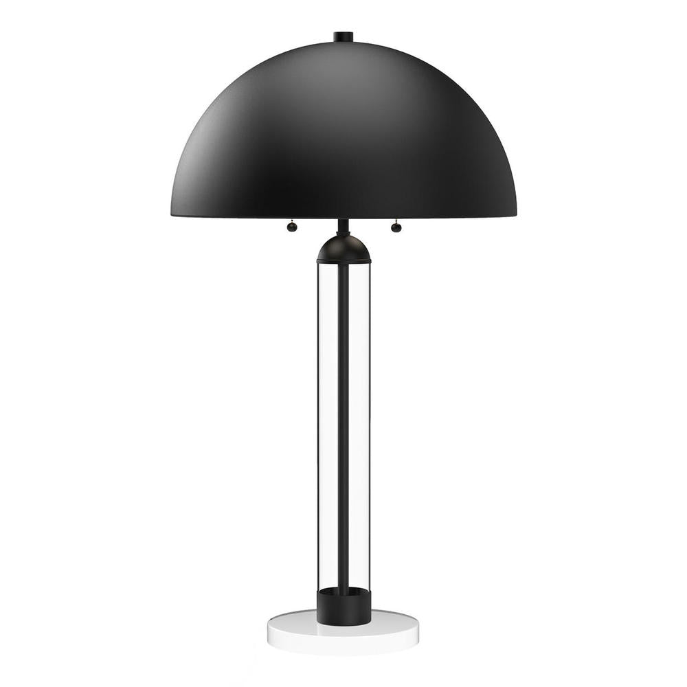 ALORA MOOD Lighting TL565019MB Table Lamp, Art Nouveau, Matte Black