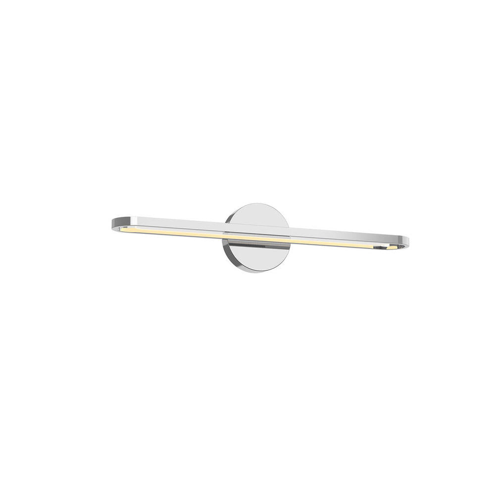 Kuzco Marlon VL63724-CH Vanity Light Fixture, UL Damp Rated, Chrome