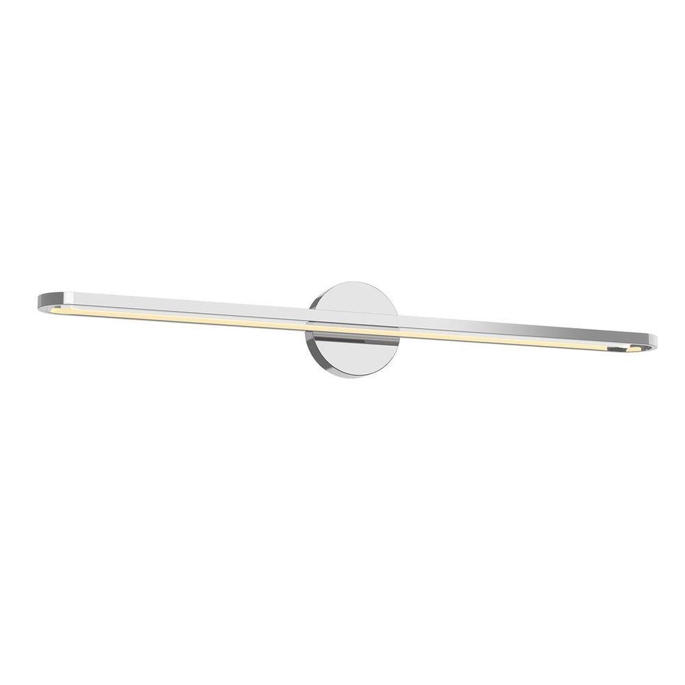 Kuzco Marlon VL63736-CH Vanity Light Fixture, UL Damp Rated, Chrome