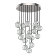 ALORA Lighting MP321218PN Multi Pendant Light Fixture, UL Damp Rated, Polished Nickel