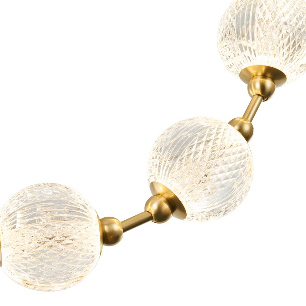 ALORA Lighting PD321708NB Pendant, LED, 38W, Natural Brass