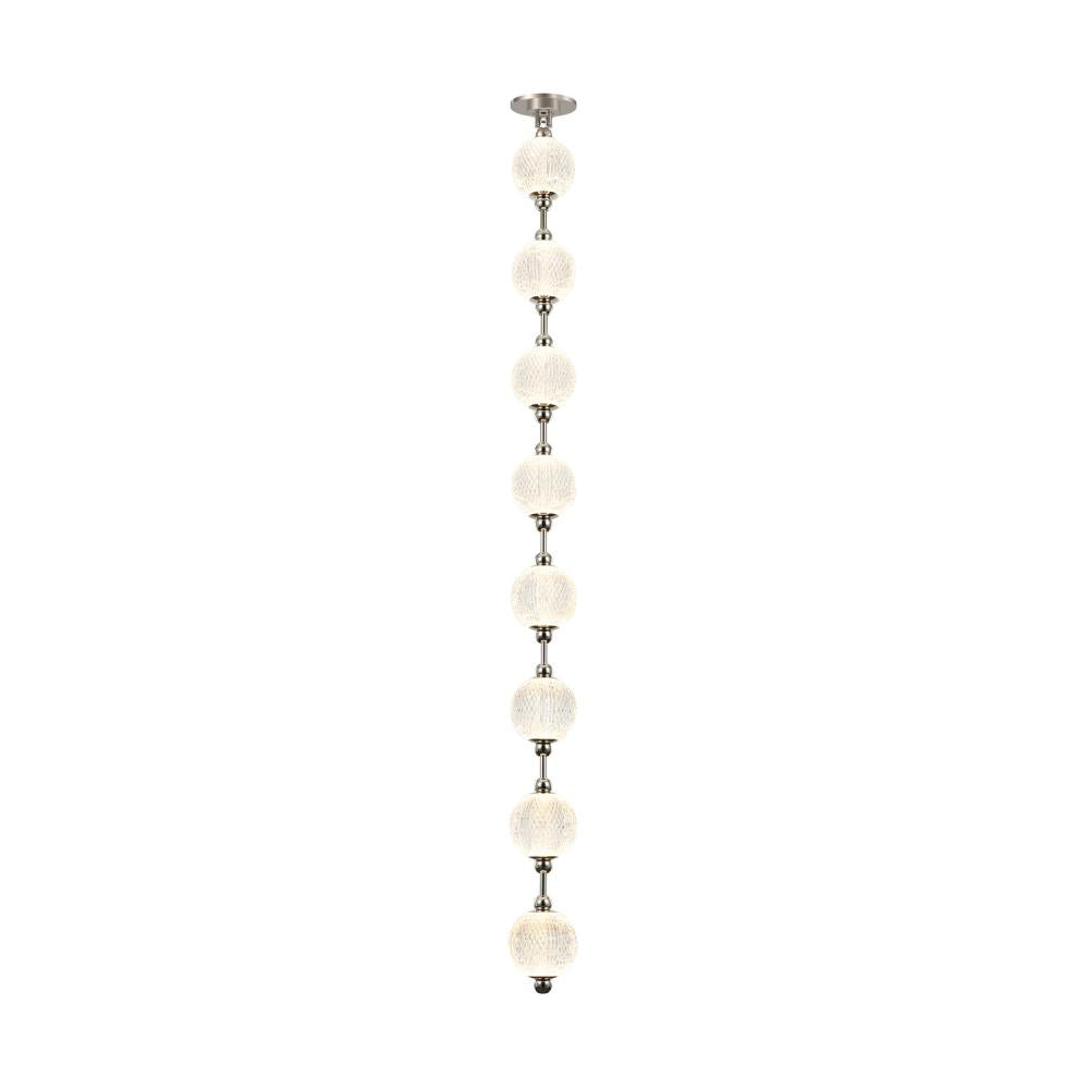 ALORA Lighting PD321708PN-RT Pendant, 5-ft, Polished Nickel