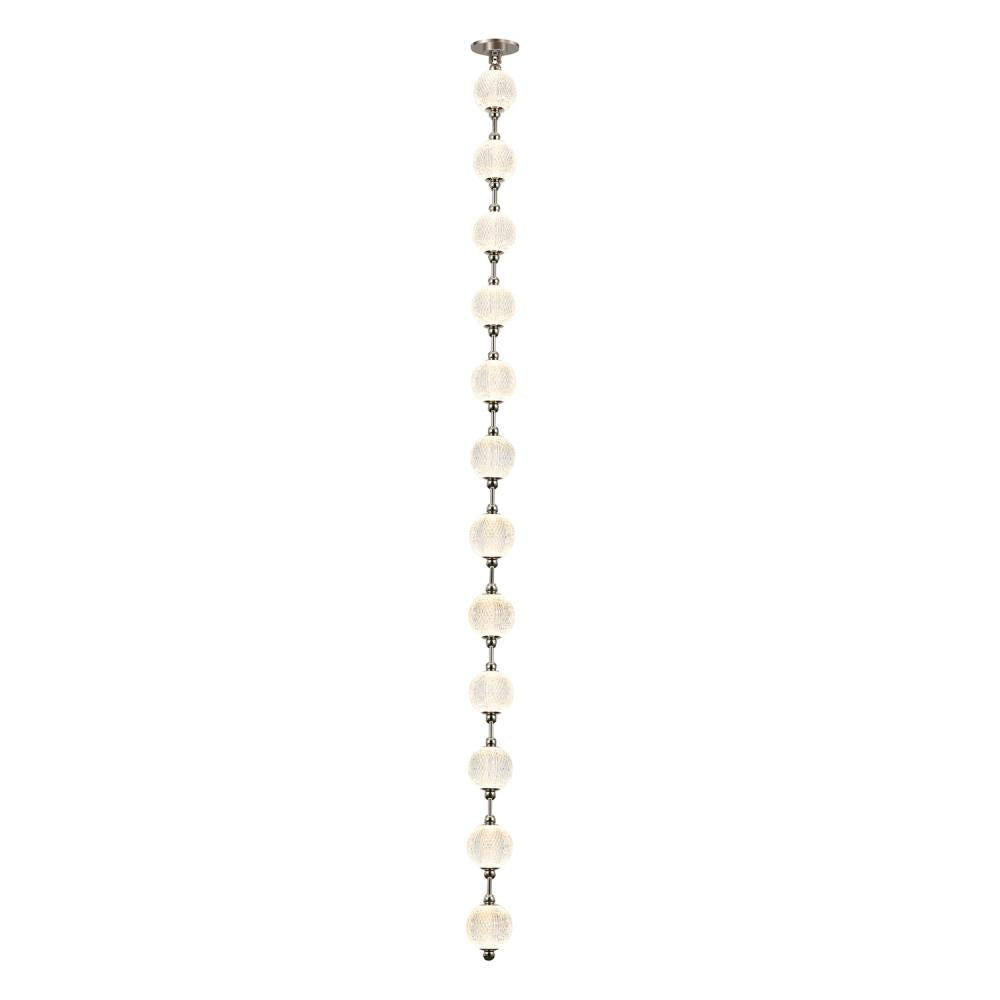 ALORA Lighting PD321712PN-RT Pendant Light Fixture, UL Damp Rated, Polished Nickel