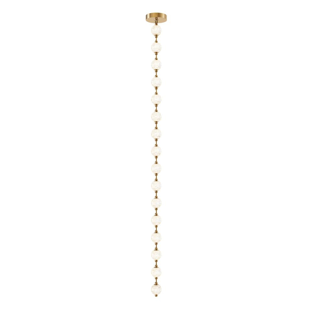 ALORA Lighting PD321716NB Pendant, LED, Natural Brass