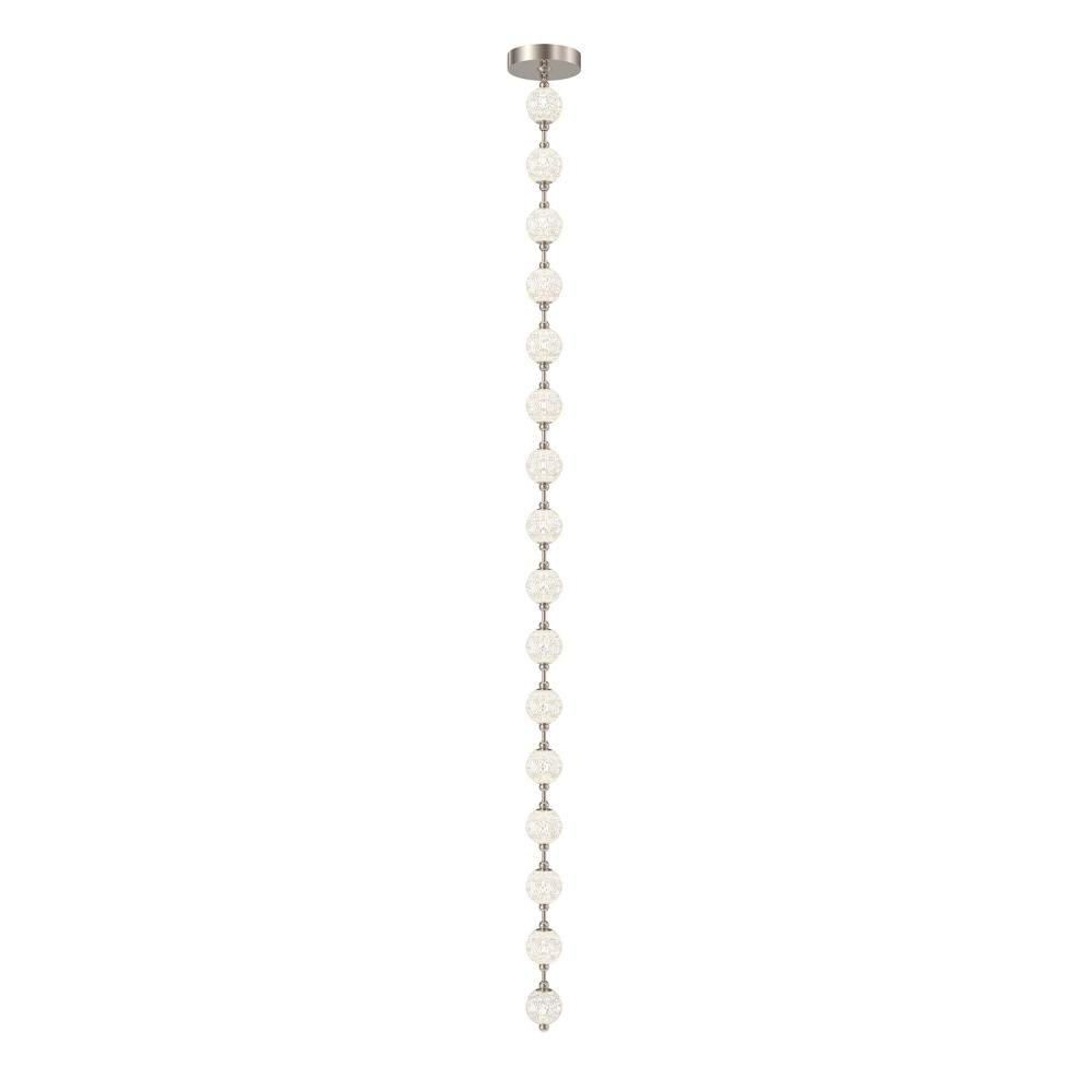 ALORA Lighting PD321716PN Pendant Light Fixture, UL Damp Rated, Polished Nickel