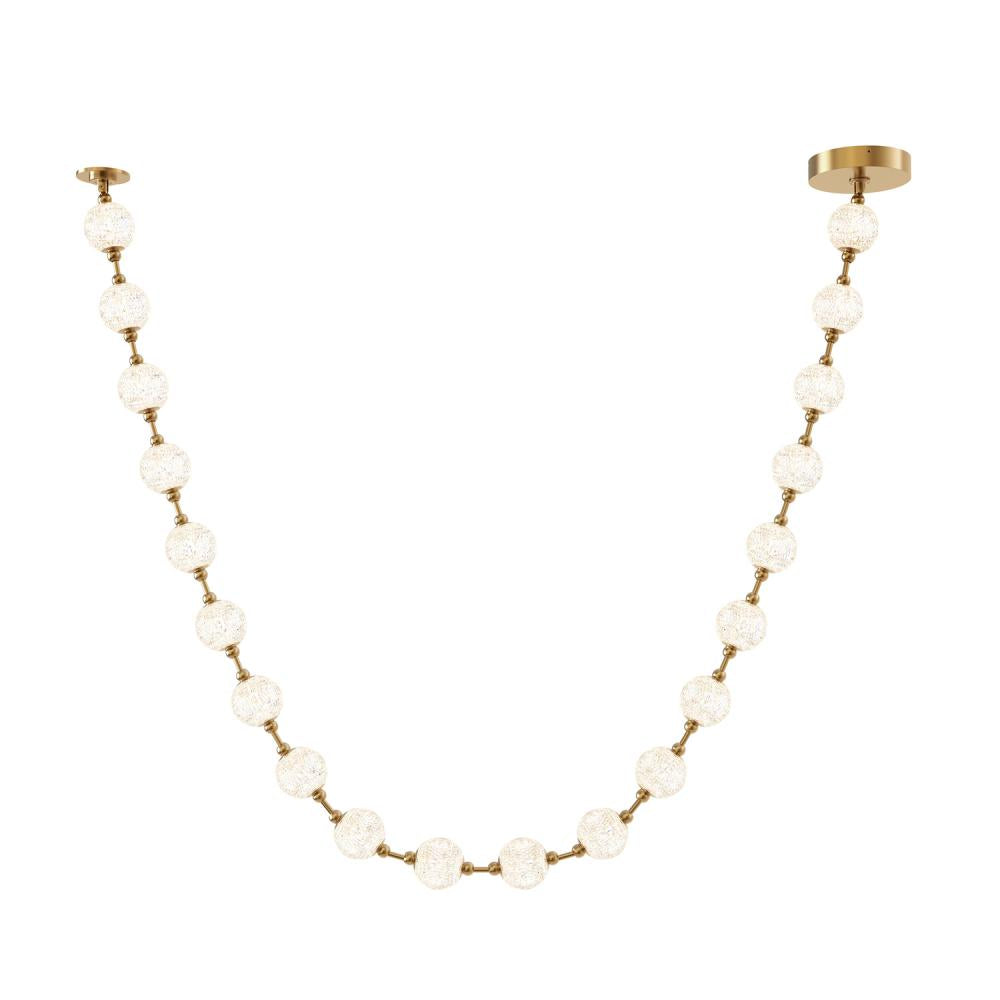 ALORA Lighting Marni PD321720NB Pendant, UL Damp Rated, Natural Brass