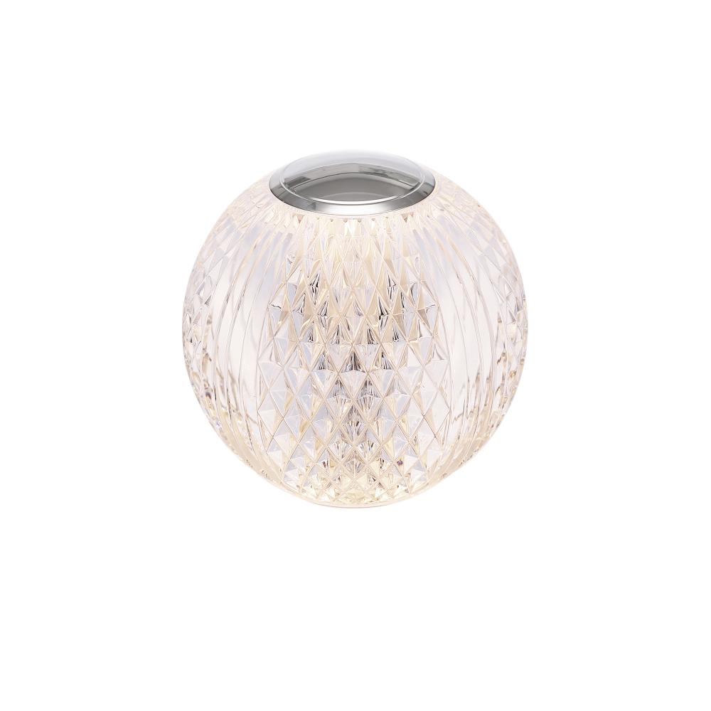 ALORA Lighting TL321903PN Marni 3-in Polished Nickel LED Table Lamp, UL Damp Rated, Polished Nickel