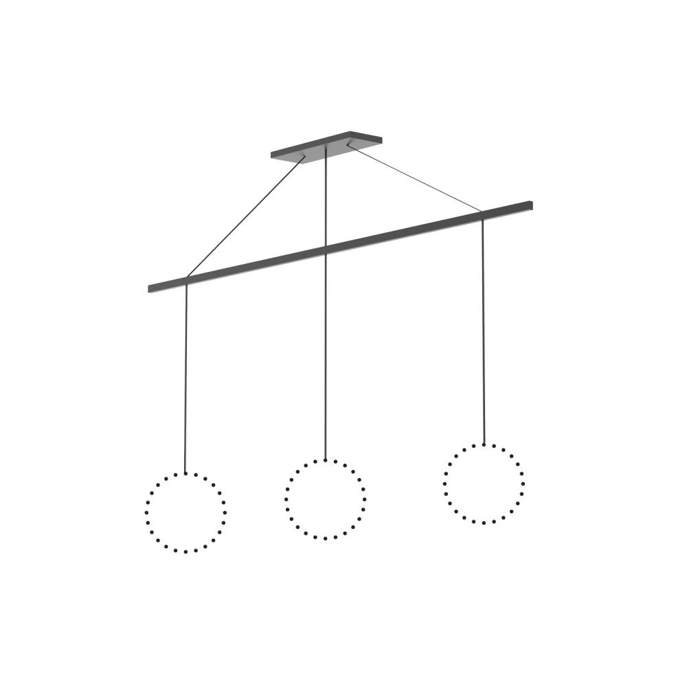 Kuzco CNL3AC-BK Linear Pendant Canopy System, Black