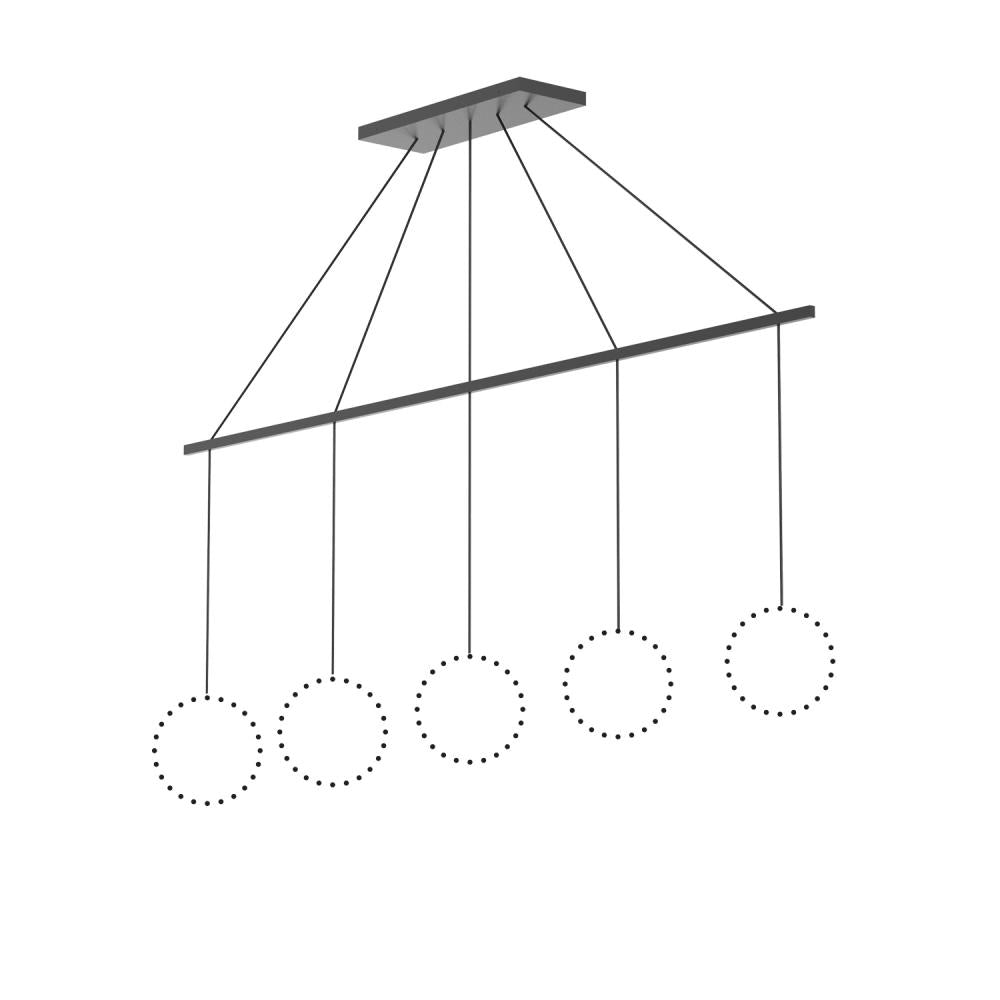 Kuzco CNL5AC-BK Linear Pendant Canopy System, UL Damp Rated, Black