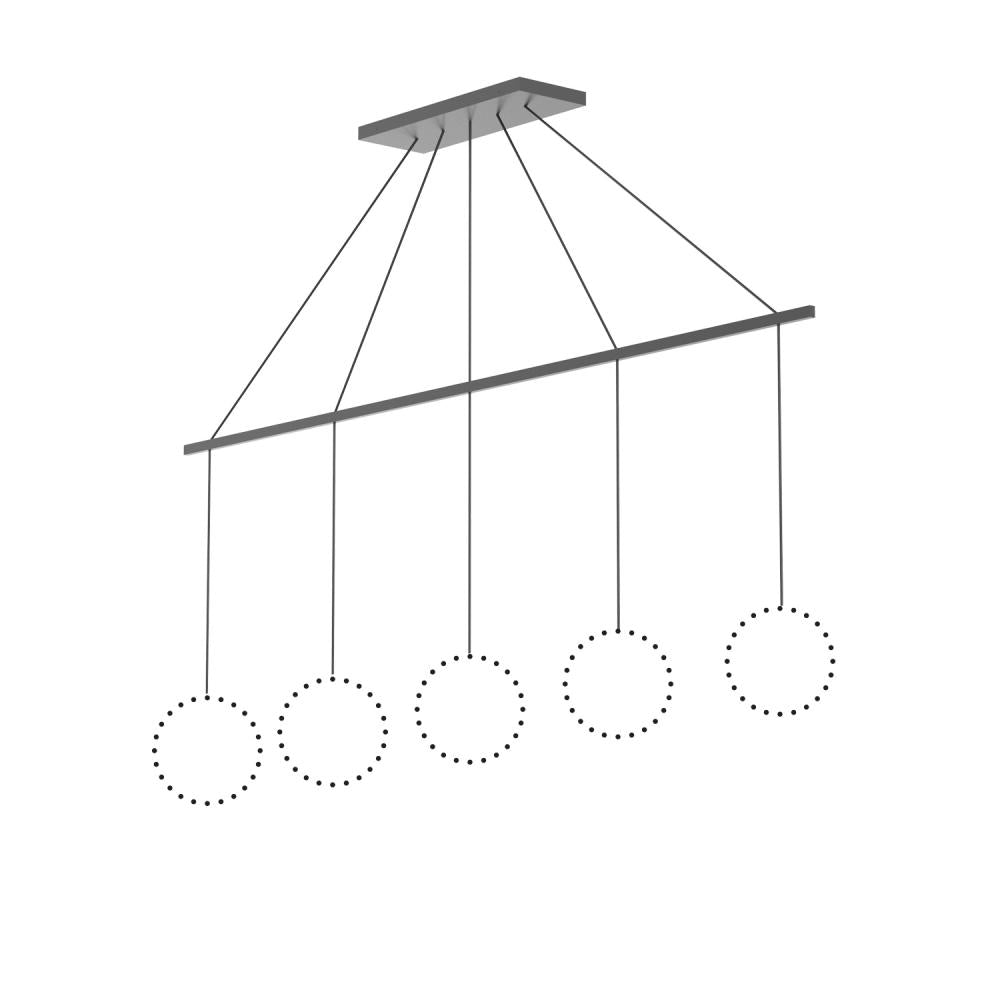 Kuzco Lighting CNL5AC-GH Linear Pendant Canopy System, UL Damp Rated, Graphite
