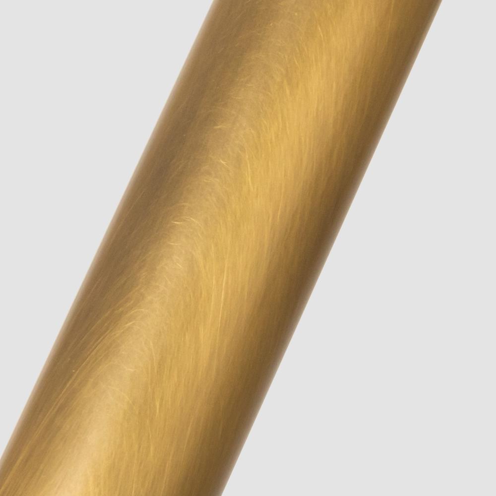 Kuzco LP90404-VB Mason 4-in Vintage Brass LED Linear Pendant, UL Damp Rated, Vintage Brass