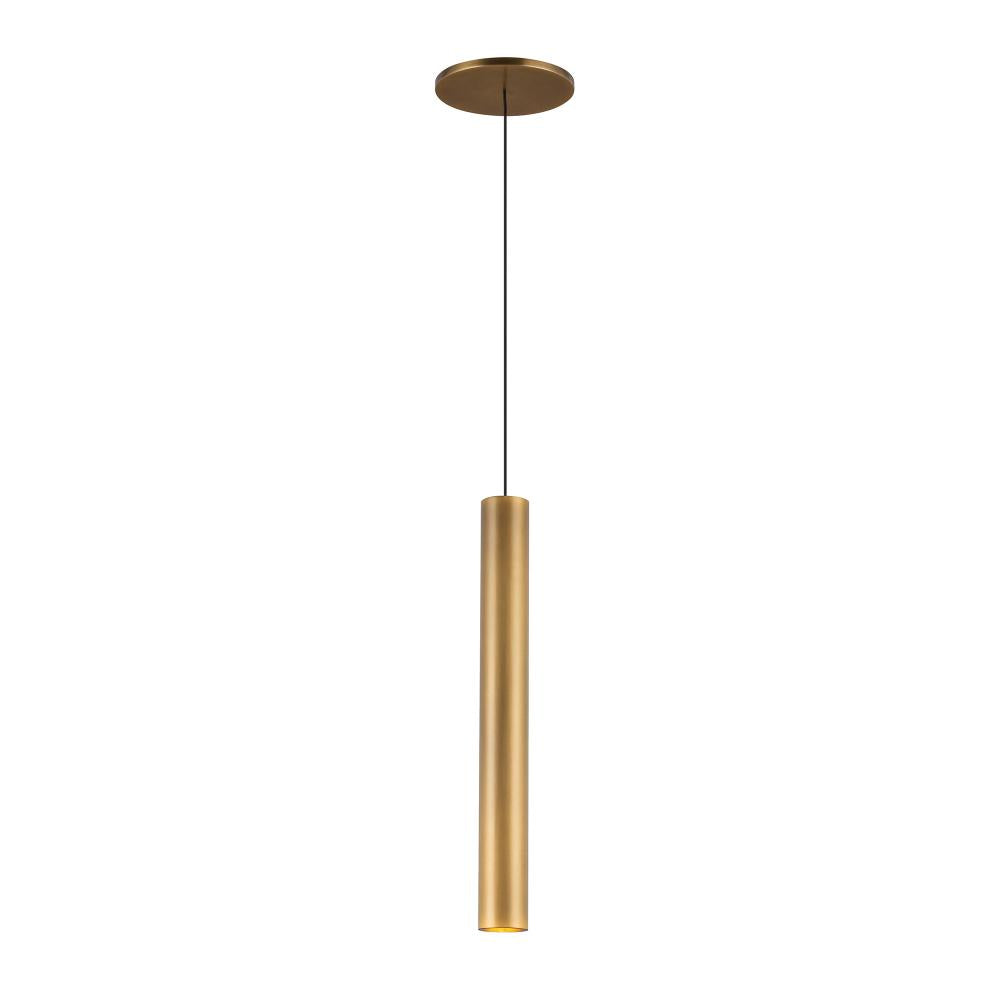 Kuzco Mason PD90414-VB Pendant, 14-in Vintage Brass LED, Vintage Brass