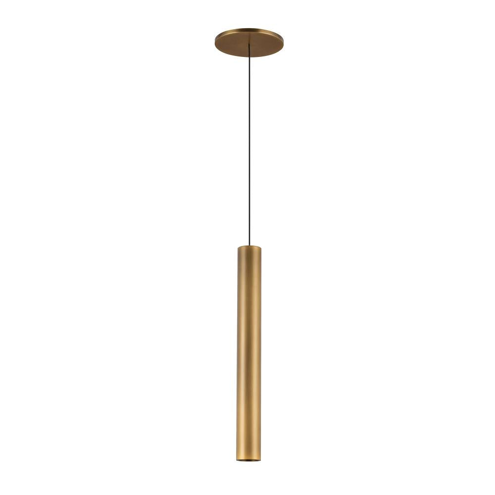 Kuzco Mason PD90414-VB Pendant, 14-in Vintage Brass LED, Vintage Brass