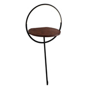 Kuzco FL83818-BK/WT Floor Lamp, LED, Black/Walnut