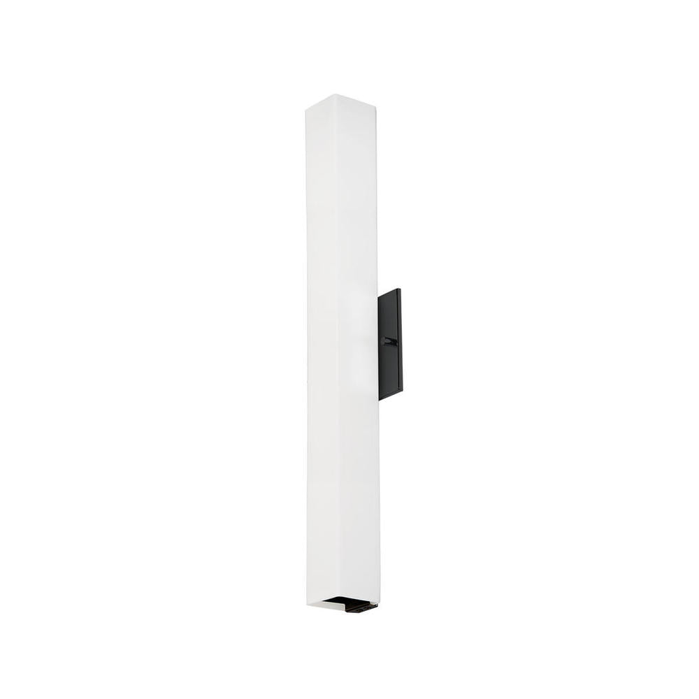 Kuzco Melville WS8424-BK Wall Sconce, 31W LED, Black