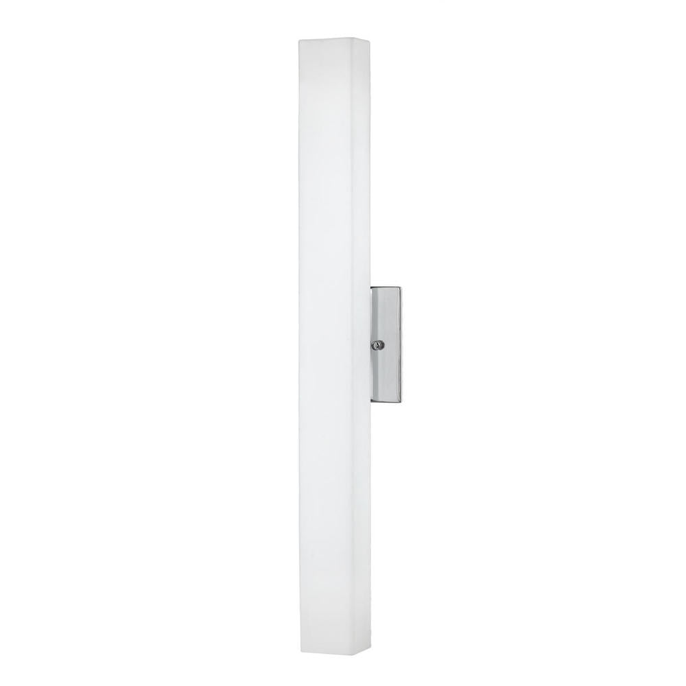 Kuzco Melville WS8424-CH Wall Sconce, LED, Chrome