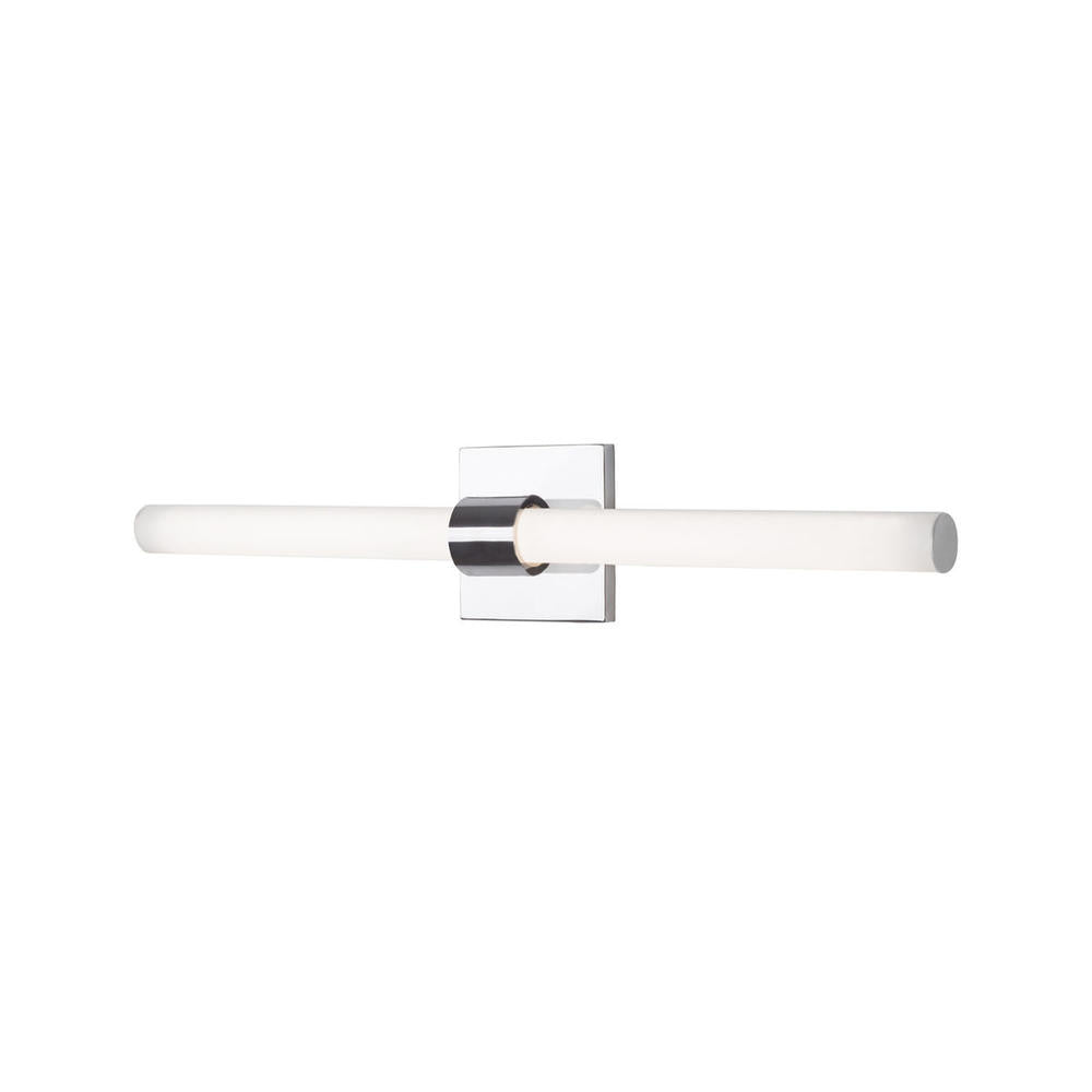 Kuzco Mendocino 24-in LED Vanity Light Fixture, UL Damp Rated, Chrome