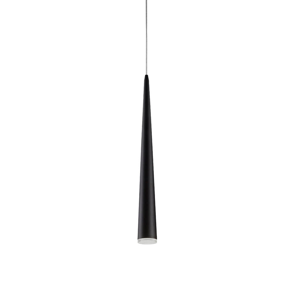 Kuzco Mina 401215BK-LED Pendant, 24-in, Single LED, Black