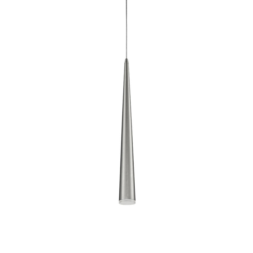 Nora Lighting Apollo 2-5104-24 Vanity Light Fixture, UL Damp Rated, Satin Nickel