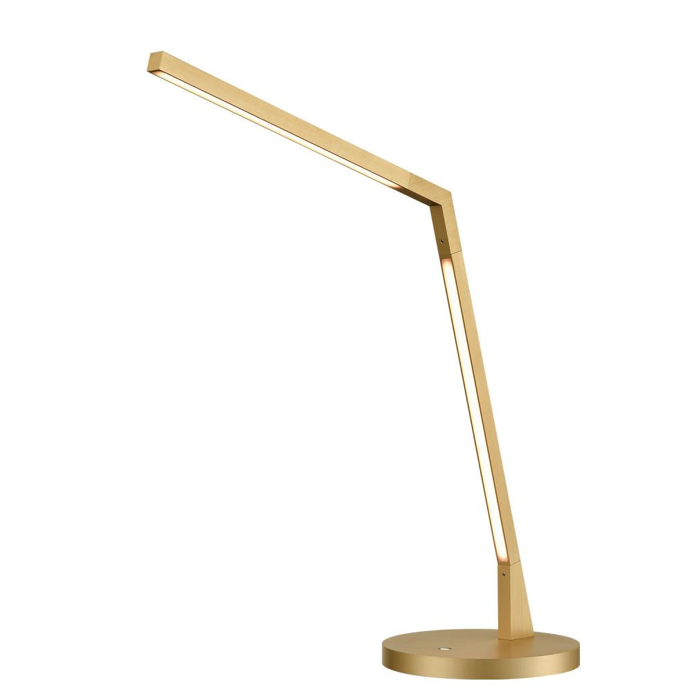 Kuzco Miter TL25517-BG Table Lamp, LED, Brushed Gold