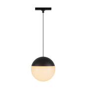 Kuzco TRP11707-BK Monae 7-in Track Pendant, Trilo Track Fixture, UL Dry Rated, Black