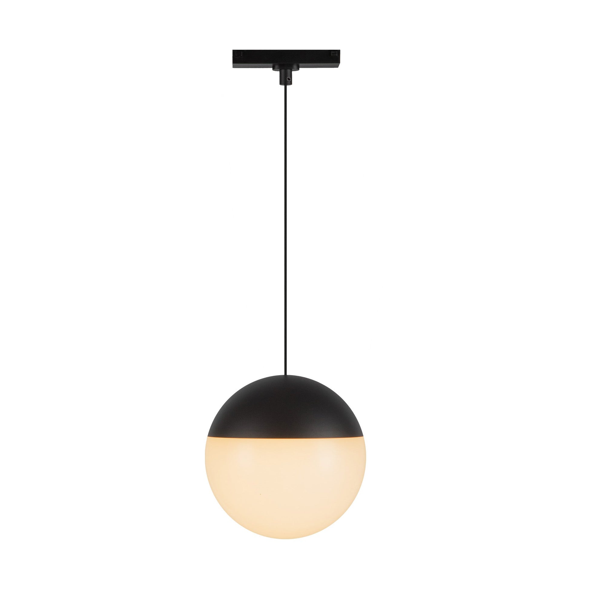 Kuzco TRP11707-BK Monae 7-in Track Pendant, Trilo Track Fixture, UL Dry Rated, Black