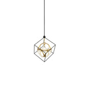 Kuzco Lighting CH19220-BK/AN LED Chandelier, Custom Options Available, Black/Antique Brass