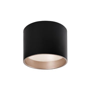 Kuzco Mousinni FM11410-BK Flush Mount Light Fixture, 10-in, Black
