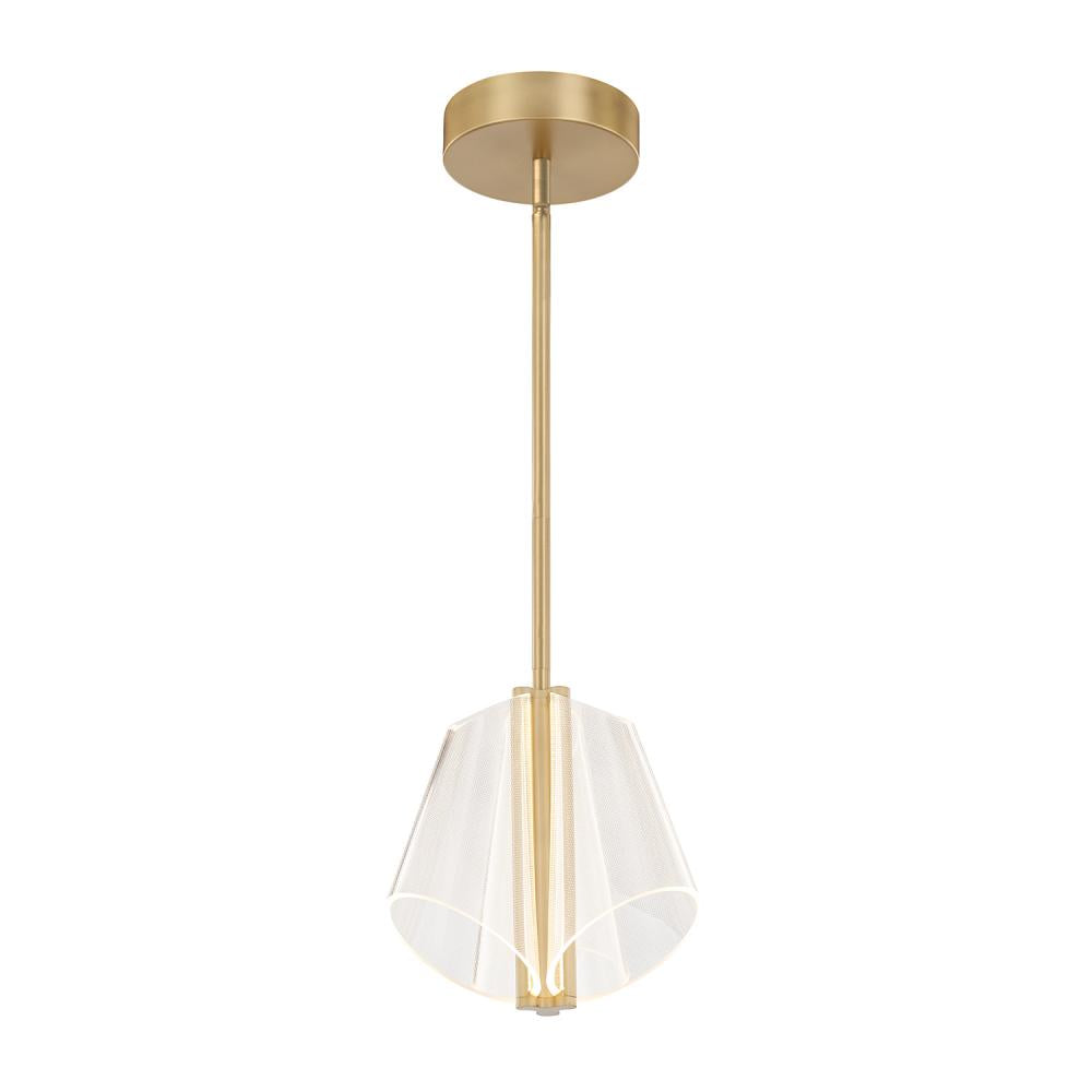 Kuzco PD62511-BG/LG Pendant, LED, Brushed Gold/Light Guide